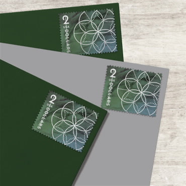 $2 Floral Geometry Stamps - Sheets of 4 (Copy)