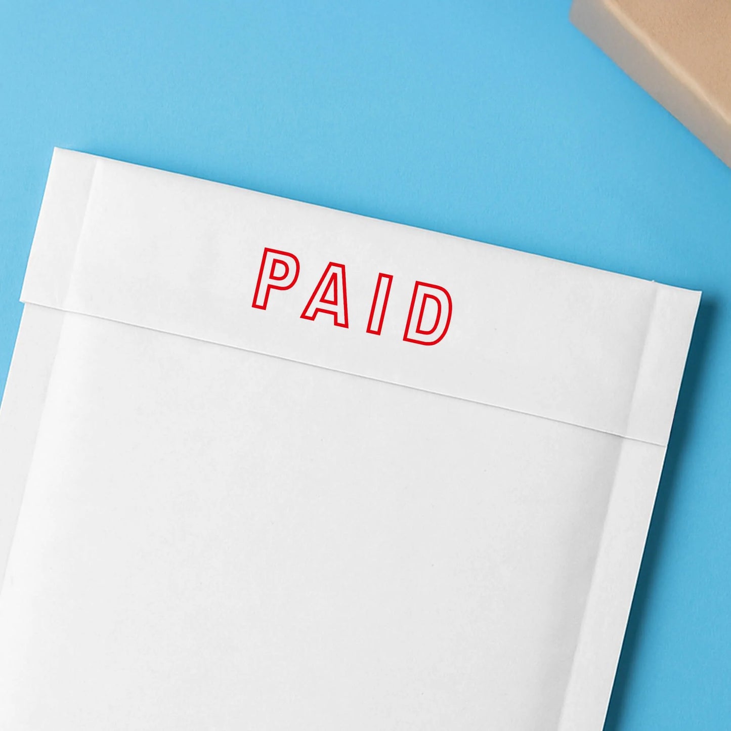 Self Inking Paid Stamp