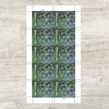 $2 Floral Geometry Stamps - Sheets of 4 (Copy)