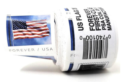 2019 Forever Stamps US Flag First Class Postage Stamps Coil of 100 PCS/Roll