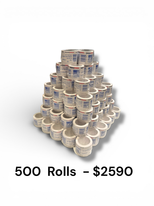 (500) 2023 Forever Stamps US Flag First Class Postage Stamps Coil of 100 PCS/Roll