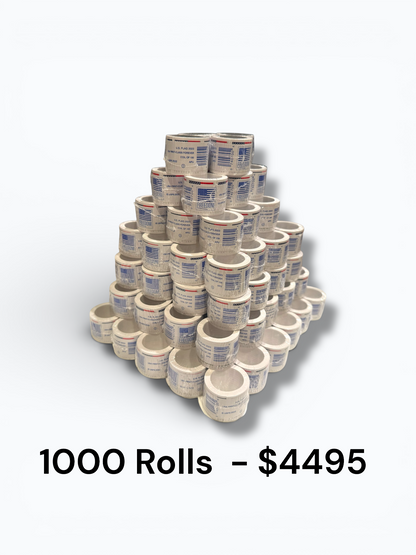 (1000) 2022 Forever Stamps US Flag First Class Postage Stamps Coil of 100 PCS/Roll