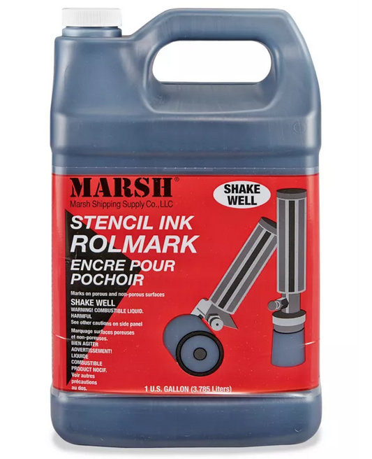Rolmark Stencil Ink - 1 Gallon, Black