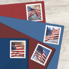 (10) 2024 Forever Stamps US Flag First Class Postage Stamps Coil of 100 PCS/Roll